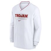USC Trojans Men's Nike White Athletics Coach Repel Windshirt